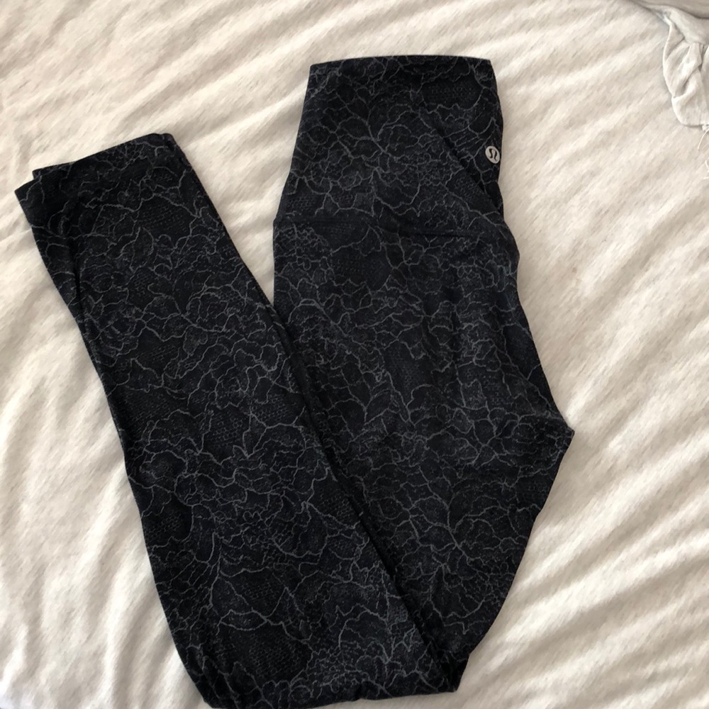 Black Monochrome Lululemon Align Pant ll